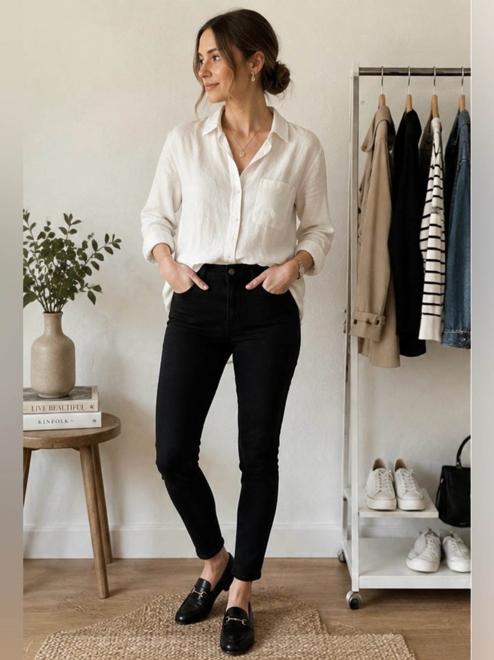 bp Black Skinny Jeans Women’s Size 26 Stretch Ankle Denim